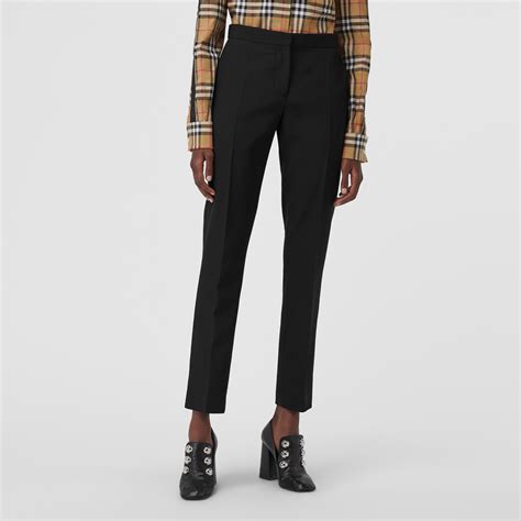 pantaloni neri burberry donna|Pantaloni BURBERRY da Donna .